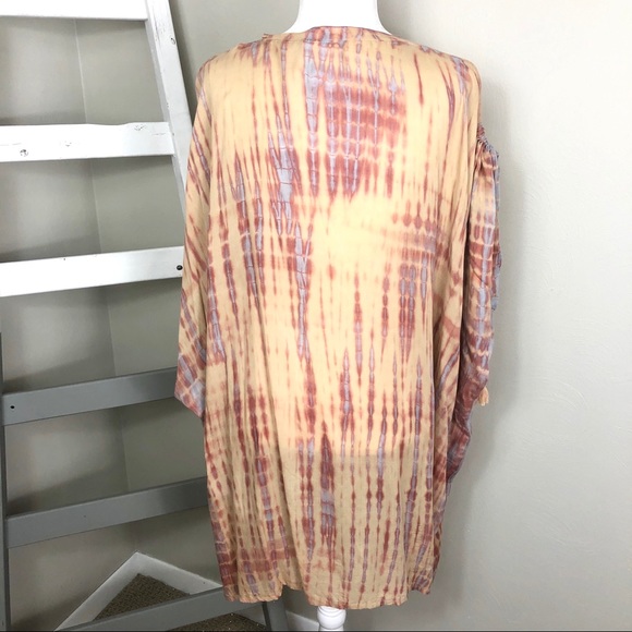 NORTH SHORE Tie Dye Oversized Swim Coverup S/M - Picture 5 of 8